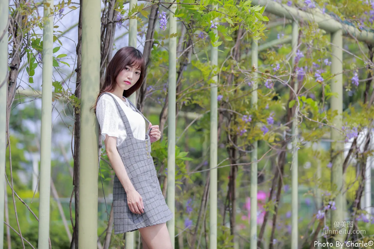 [Taiwan Beauties] Lijia Peng (Lady Yiyi) Yuanshan Flower Expo Outdoor Shoot Photo Set photo 13