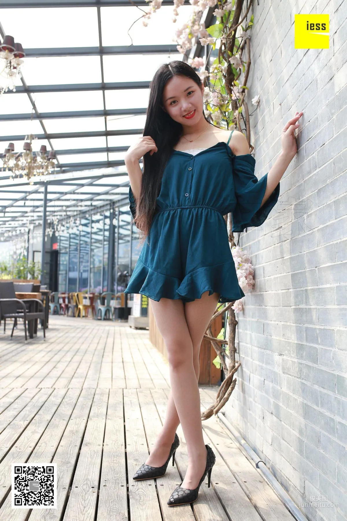 Mu Mu "Dimple Girl's Gray Stockings" [IESS] Silk Enjoyer 245 Photo Set photo 89