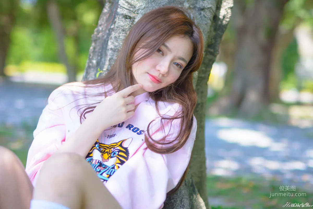 [Taiwan Goddess] Su Xiaoli "Flower Expo Xinsheng Park Hot Pants Sportswear" Photo Set photo 42
