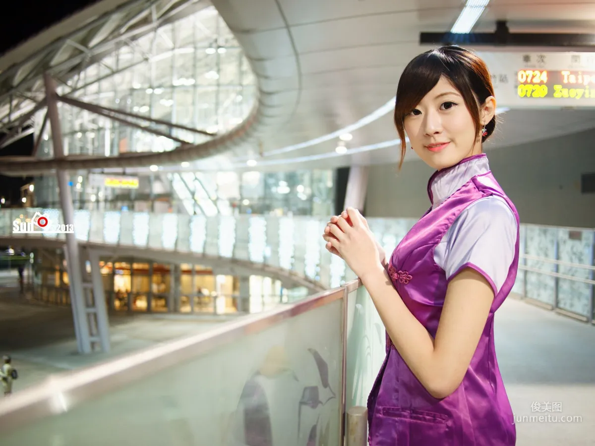 [Taiwan Beauties] Lin Mojing - Harley Policewoman and Flight Attendant Photo Set photo 34