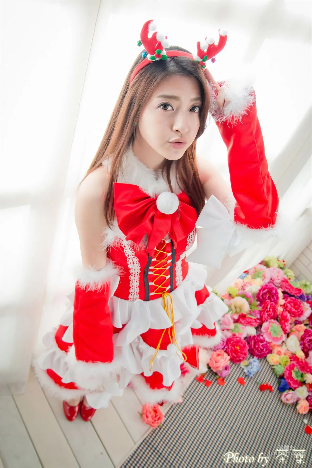 [Taiwan Beauties] Li Sixian "Christmas Cute Girl" Photo Set photo 13