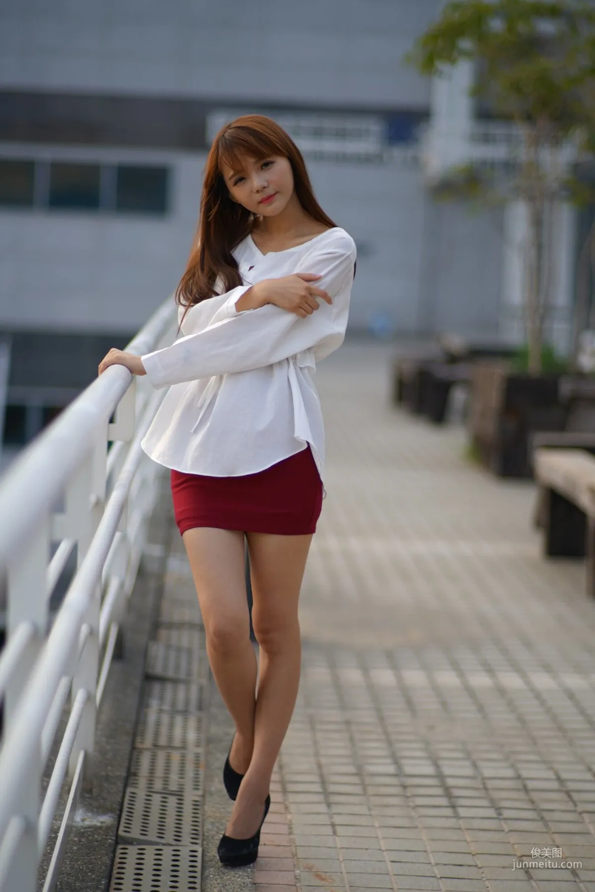 [Taiwan Beauties] Su Yuyuan, Wuri High Speed Rail, Street Snap Pencil Skirt, Photo Set photo 28