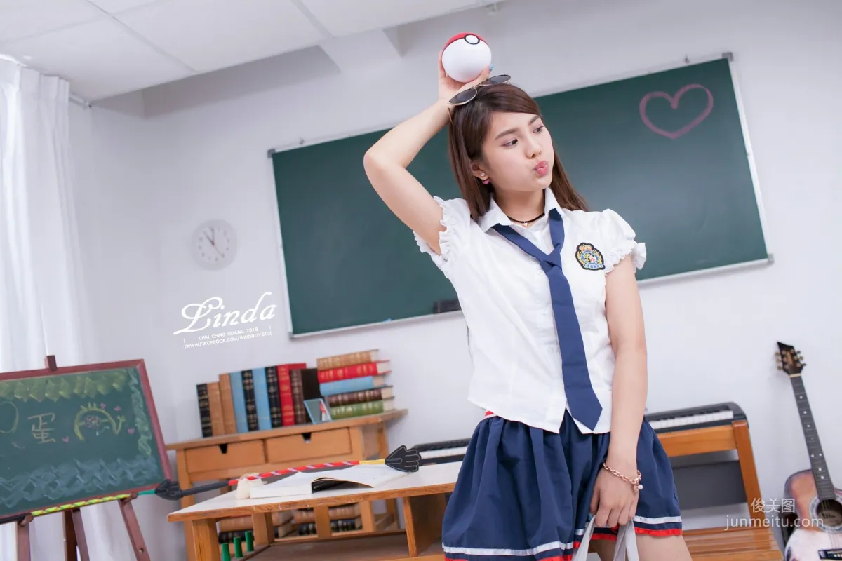 [Taiwan Beauties] Linda (Lin Yizhen), Sweet Junior Schoolmate Photo Set photo 28