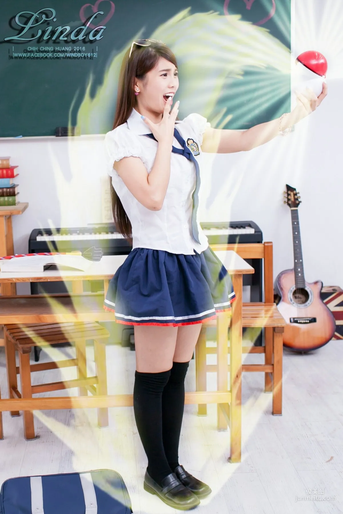 [Taiwan Beauties] Linda (Lin Yizhen), Sweet Junior Schoolmate Photo Set photo 18