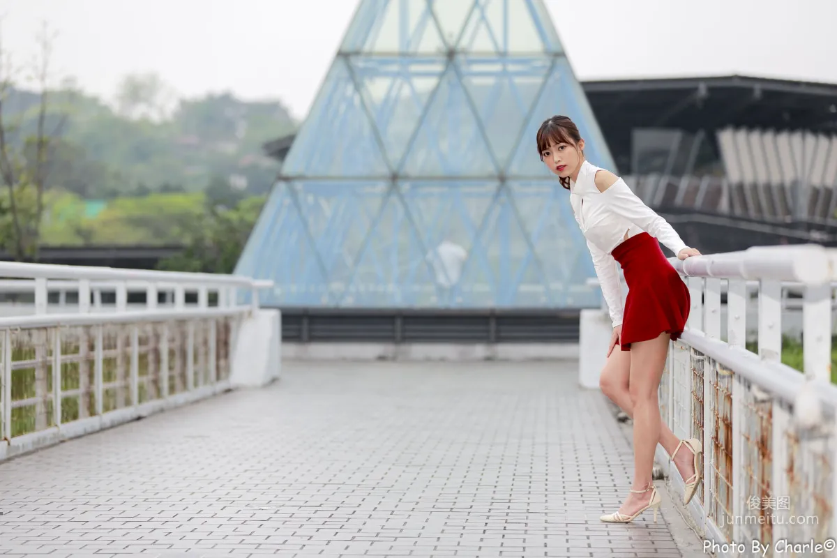 [Taiwan Beauties] Lijia Peng (Lady Yiyi) Yuanshan Flower Expo Outdoor Shoot Photo Set photo 60