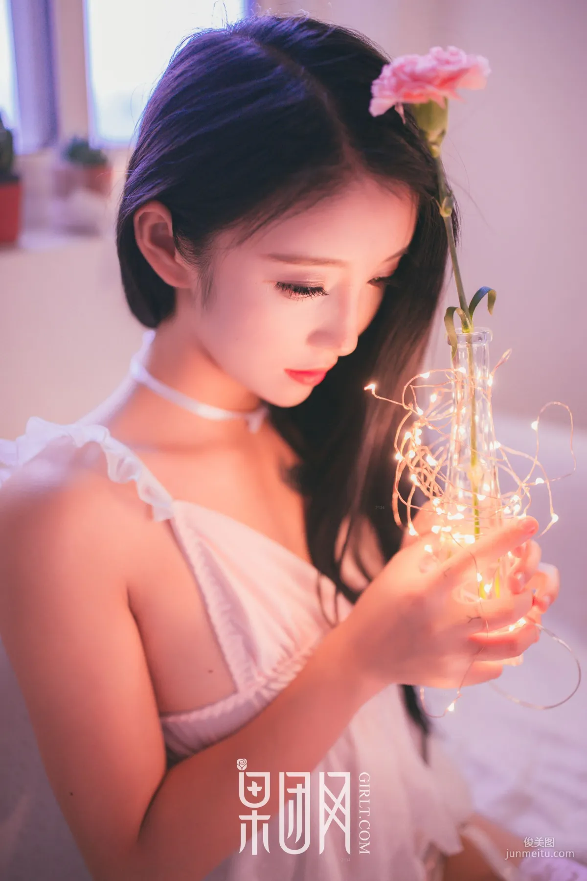 Pure Goddess in White Gauze, Charming and Alluring! [Girlt] No.027 Photo Set photo 19