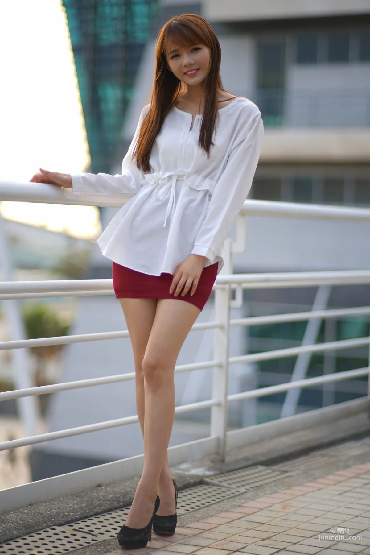 [Taiwan Beauties] Su Yuyuan, Wuri High Speed Rail, Street Snap Pencil Skirt, Photo Set photo 19