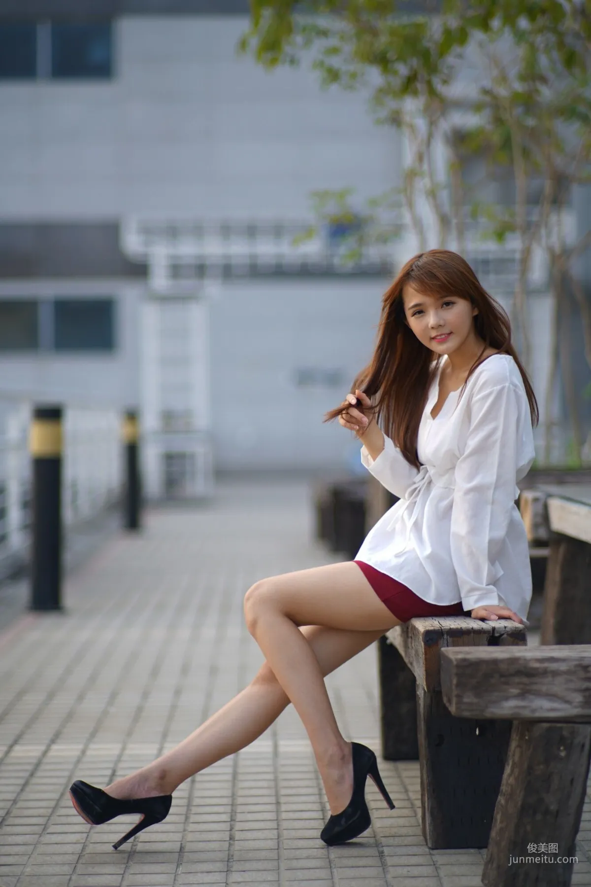 [Taiwan Beauties] Su Yuyuan, Wuri High Speed Rail, Street Snap Pencil Skirt, Photo Set photo 37