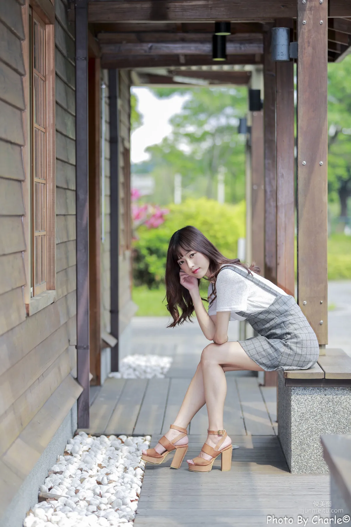 [Taiwan Beauties] Lijia Peng (Lady Yiyi) Yuanshan Flower Expo Outdoor Shoot Photo Set photo 19