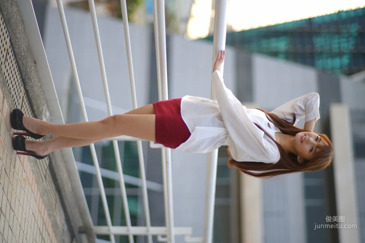 [Taiwan Beauties] Su Yuyuan, Wuri High Speed Rail, Street Snap Pencil Skirt, Photo Set photo 32