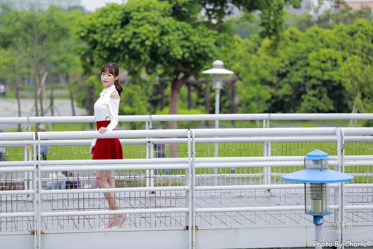 [Taiwan Beauties] Lijia Peng (Lady Yiyi) Yuanshan Flower Expo Outdoor Shoot Photo Set photo 69