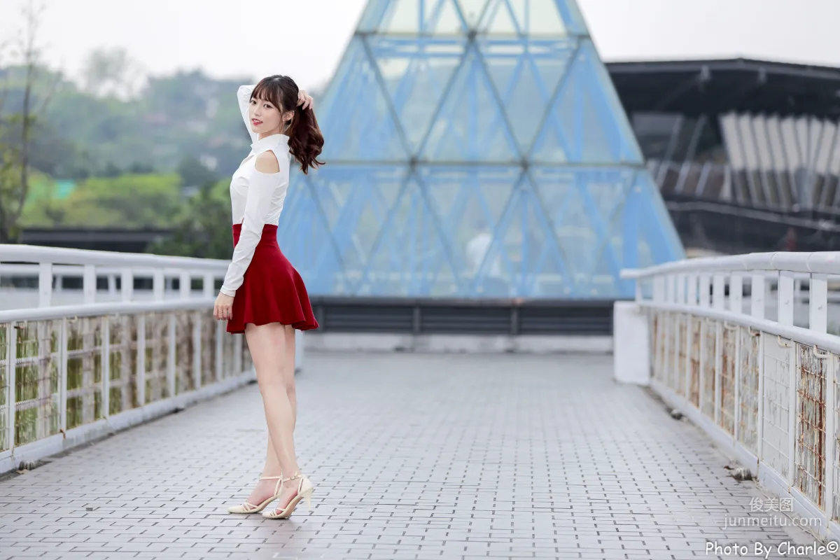 [Taiwan Beauties] Lijia Peng (Lady Yiyi) Yuanshan Flower Expo Outdoor Shoot Photo Set photo 54