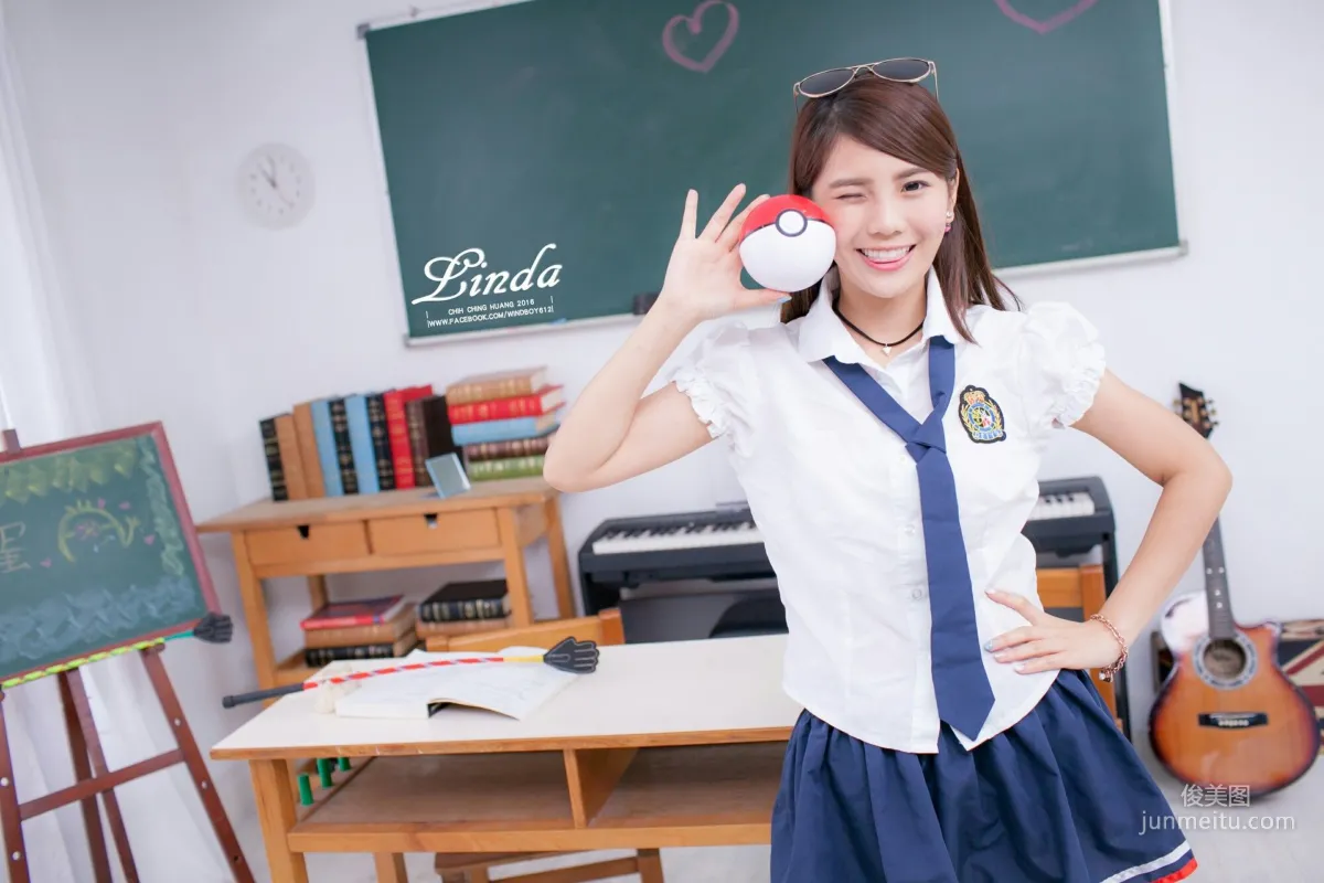 [Taiwan Beauties] Linda (Lin Yizhen), Sweet Junior Schoolmate Photo Set photo 22