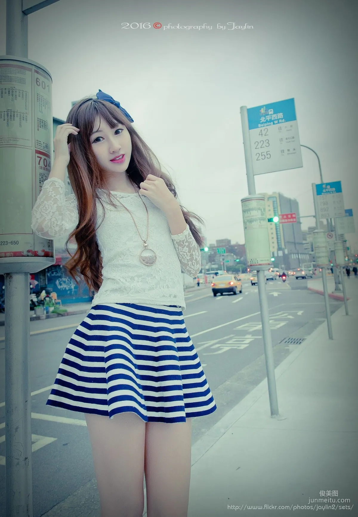 [Taiwan Beauties] Qiqi, Outdoor Shoot Three Outfits Photo Set photo 31