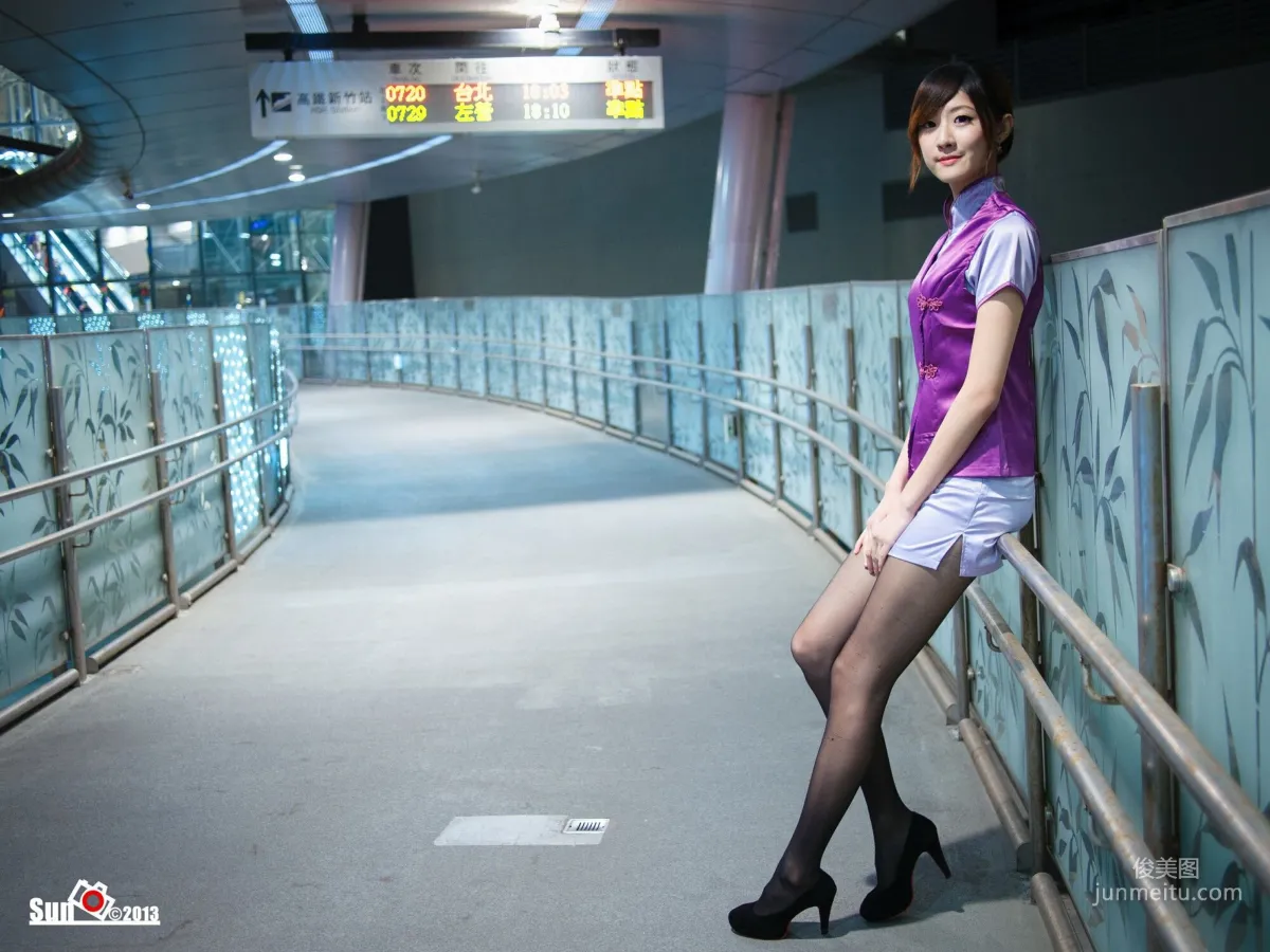 [Taiwan Beauties] Lin Mojing - Harley Policewoman and Flight Attendant Photo Set photo 30