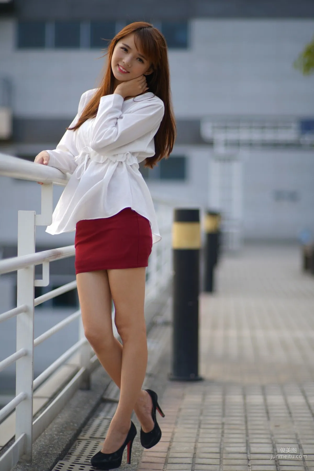[Taiwan Beauties] Su Yuyuan, Wuri High Speed Rail, Street Snap Pencil Skirt, Photo Set photo 30