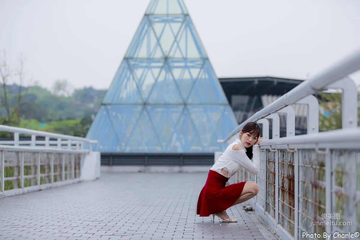 [Taiwan Beauties] Lijia Peng (Lady Yiyi) Yuanshan Flower Expo Outdoor Shoot Photo Set photo 63