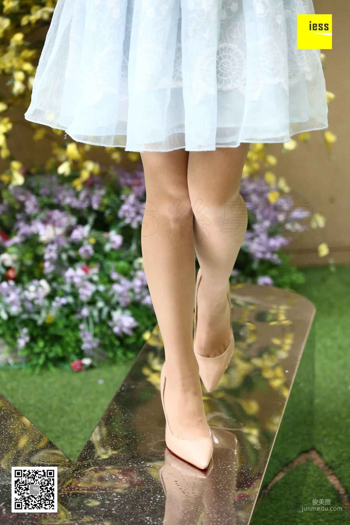Mu Mu, Lace Flower Girl in Sheer Stockings [IESS] Silk Enjoyer 233 Photo Set photo 29
