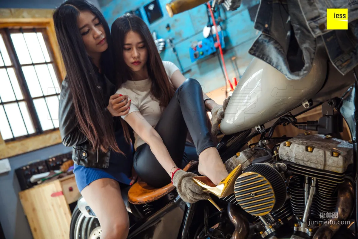 DJ Jiajia Classic Motorcycle Love [IESS] Devil Wednesday Special Issue 22 Photo Set photo 48