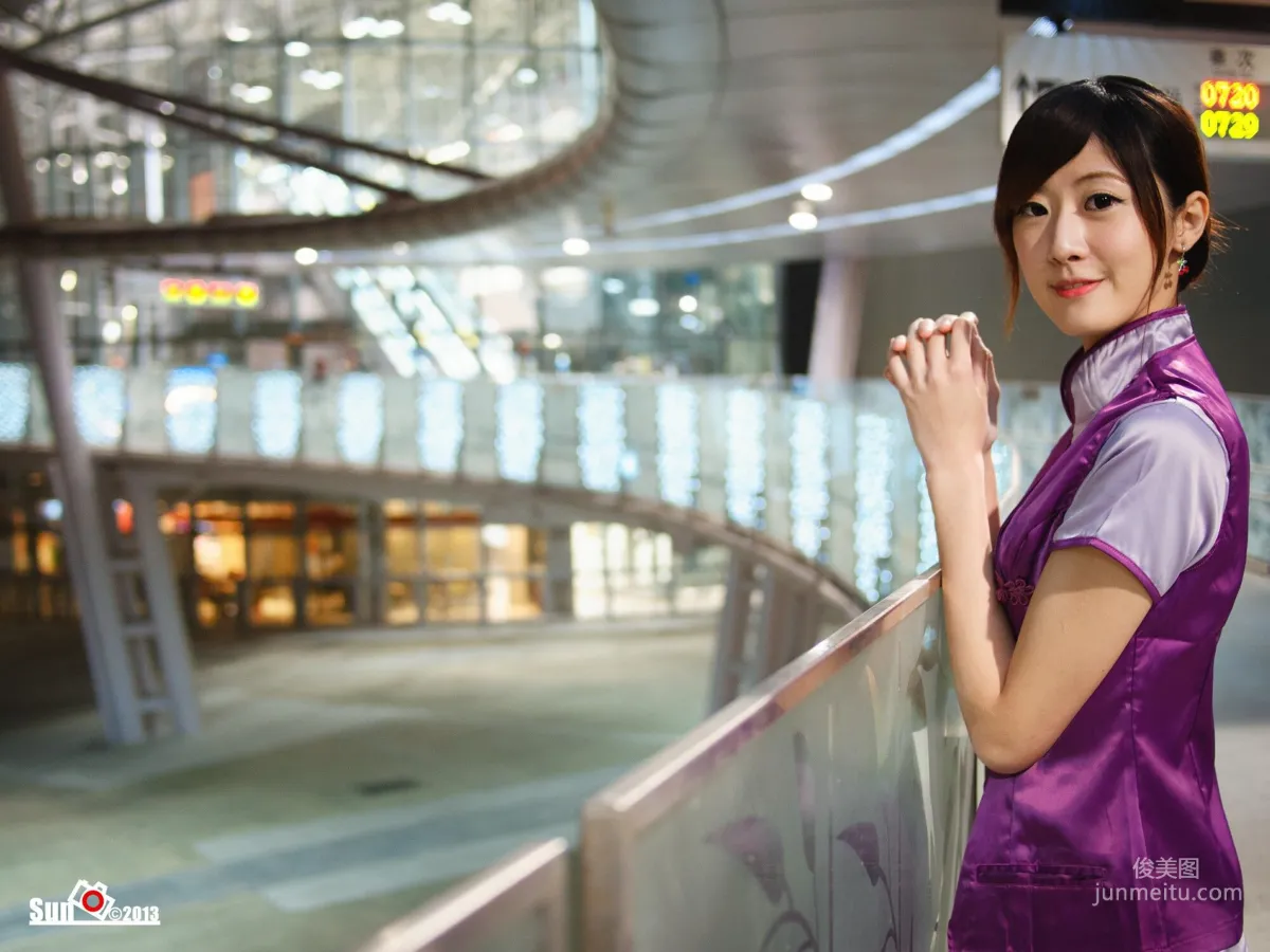 [Taiwan Beauties] Lin Mojing - Harley Policewoman and Flight Attendant Photo Set photo 32