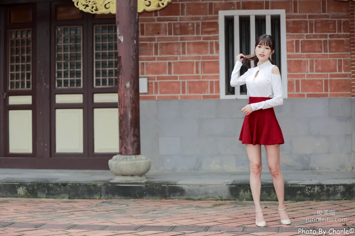 [Taiwan Beauties] Lijia Peng (Lady Yiyi) Yuanshan Flower Expo Outdoor Shoot Photo Set photo 42