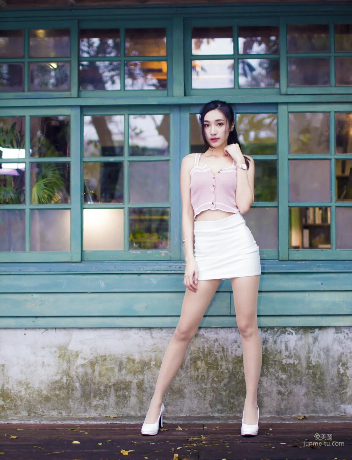 [Taiwan Beauties] Duan Jingle 《Songshan Cultural Park Fashion Outdoor Shoot》 Photo Set photo 14