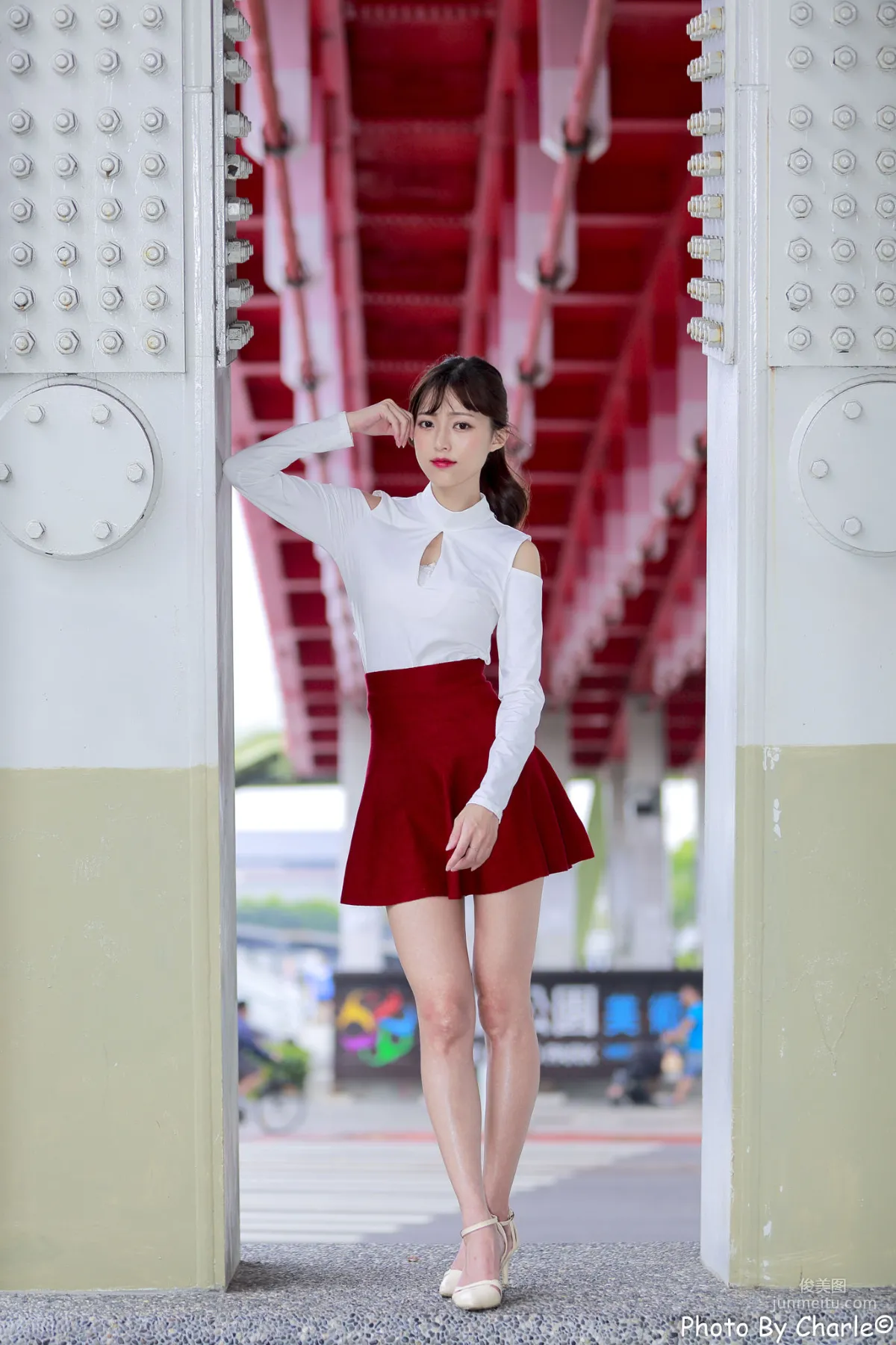 [Taiwan Beauties] Lijia Peng (Lady Yiyi) Yuanshan Flower Expo Outdoor Shoot Photo Set photo 50