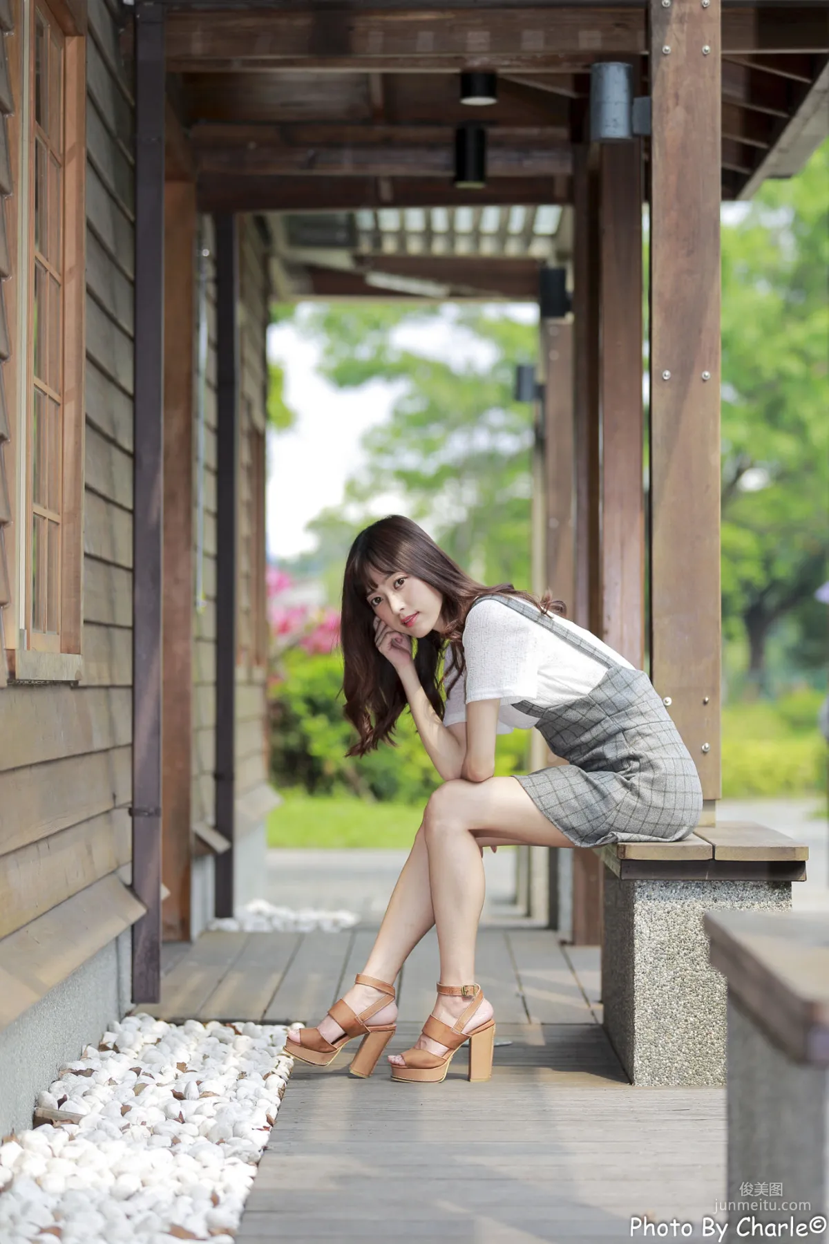 [Taiwan Beauties] Lijia Peng (Lady Yiyi) Yuanshan Flower Expo Outdoor Shoot Photo Set photo 20