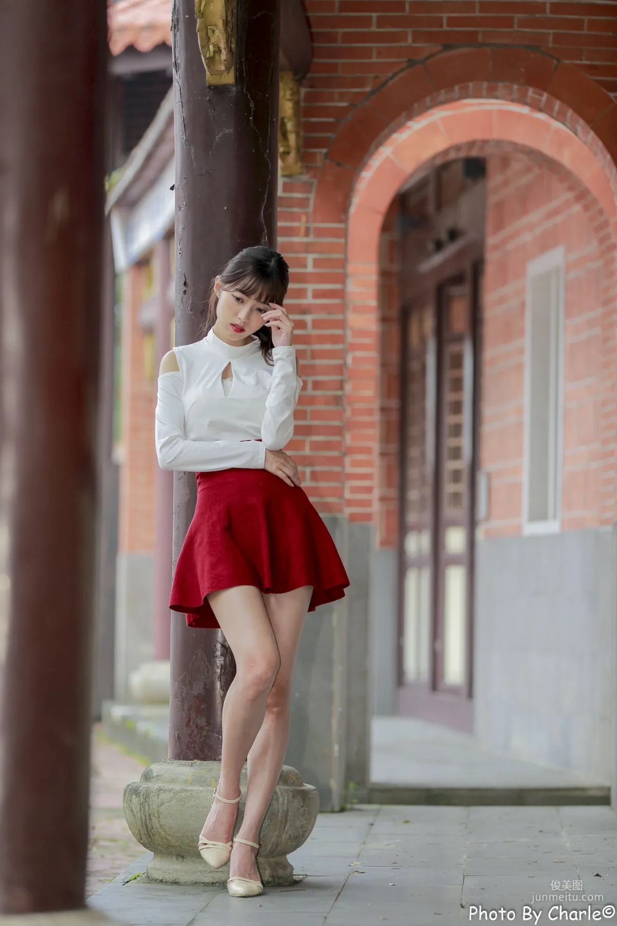 [Taiwan Beauties] Lijia Peng (Lady Yiyi) Yuanshan Flower Expo Outdoor Shoot Photo Set photo 36