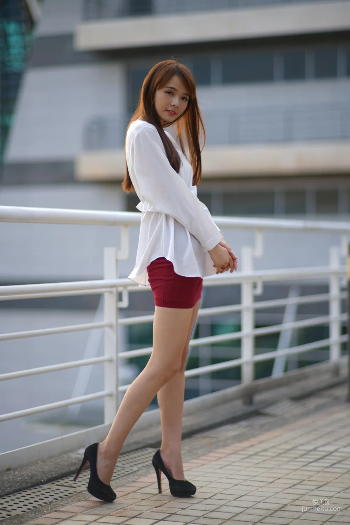 [Taiwan Beauties] Su Yuyuan, Wuri High Speed Rail, Street Snap Pencil Skirt, Photo Set photo 41