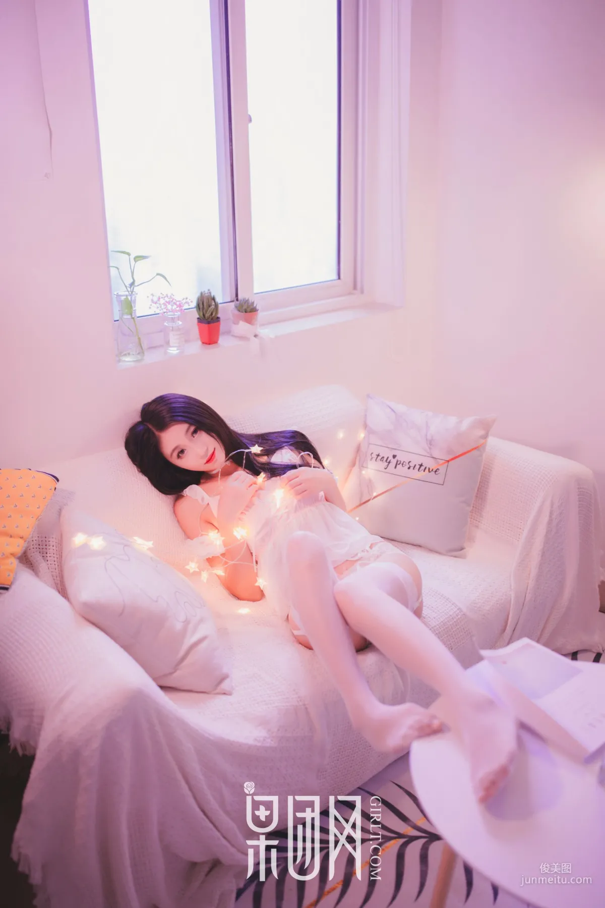 Pure Goddess in White Gauze, Charming and Alluring! [Girlt] No.027 Photo Set photo 4