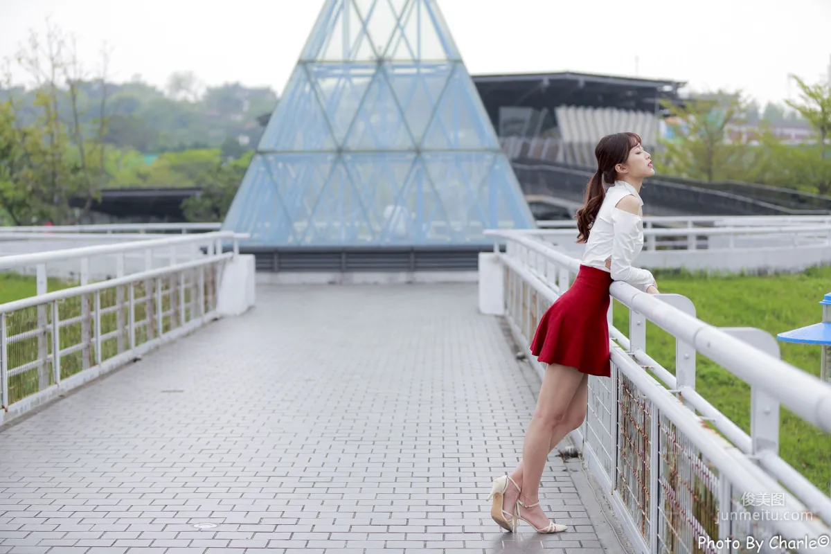 [Taiwan Beauties] Lijia Peng (Lady Yiyi) Yuanshan Flower Expo Outdoor Shoot Photo Set photo 66
