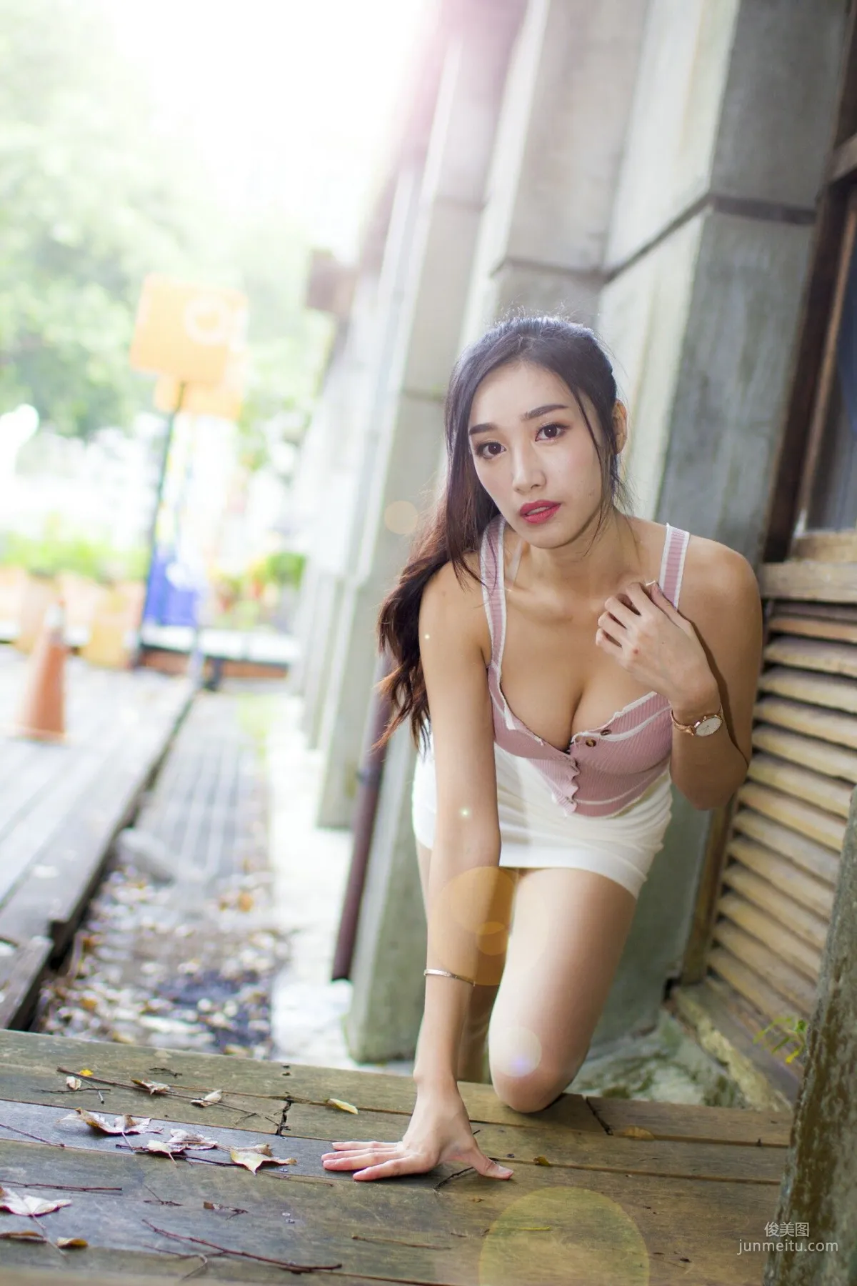 [Taiwan Beauties] Duan Jingle 《Songshan Cultural Park Fashion Outdoor Shoot》 Photo Set photo 21