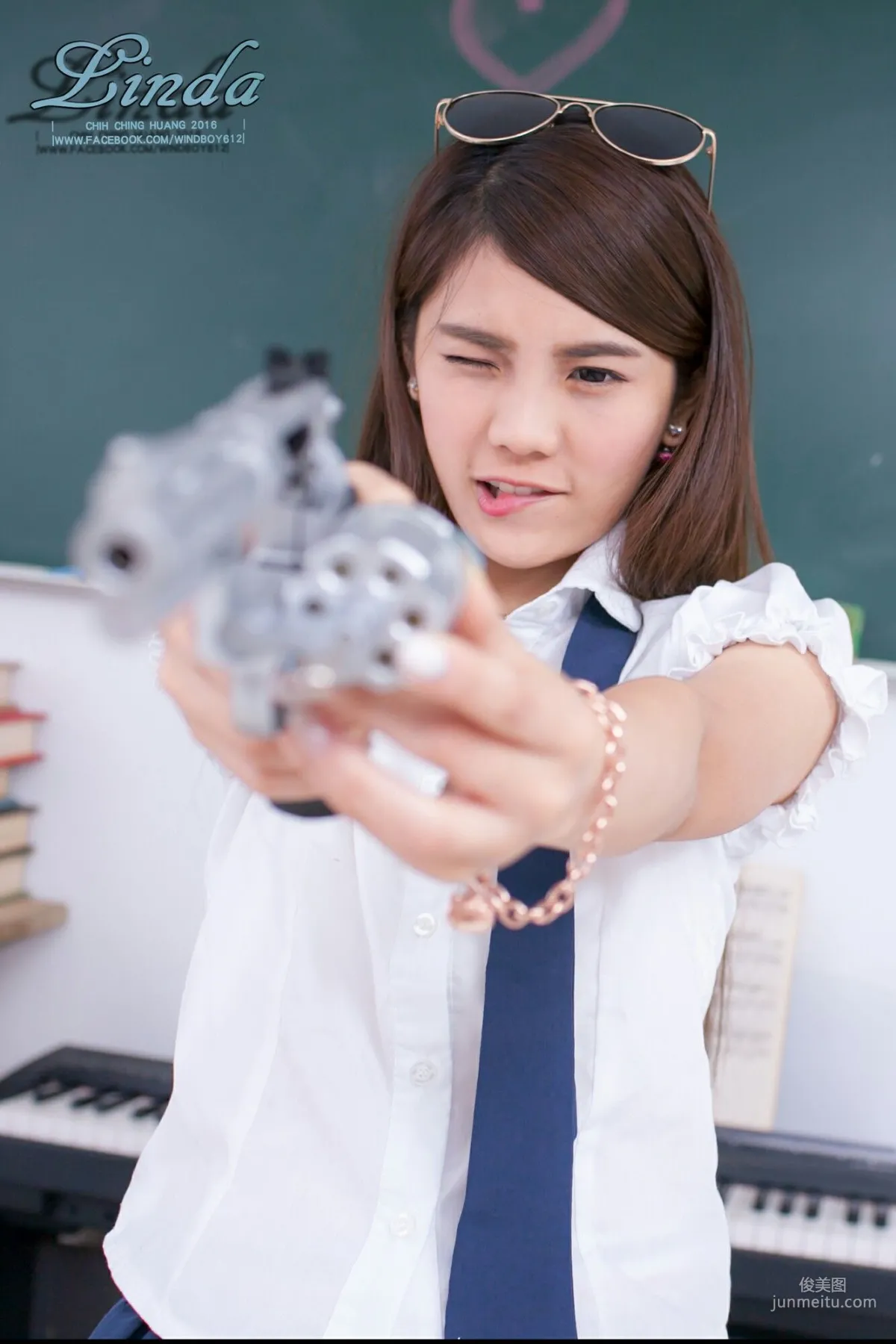 [Taiwan Beauties] Linda (Lin Yizhen), Sweet Junior Schoolmate Photo Set photo 31