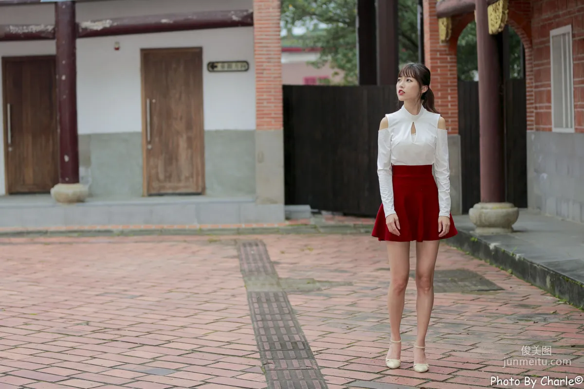 [Taiwan Beauties] Lijia Peng (Lady Yiyi) Yuanshan Flower Expo Outdoor Shoot Photo Set photo 40