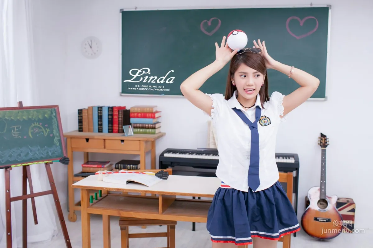 [Taiwan Beauties] Linda (Lin Yizhen), Sweet Junior Schoolmate Photo Set photo 21