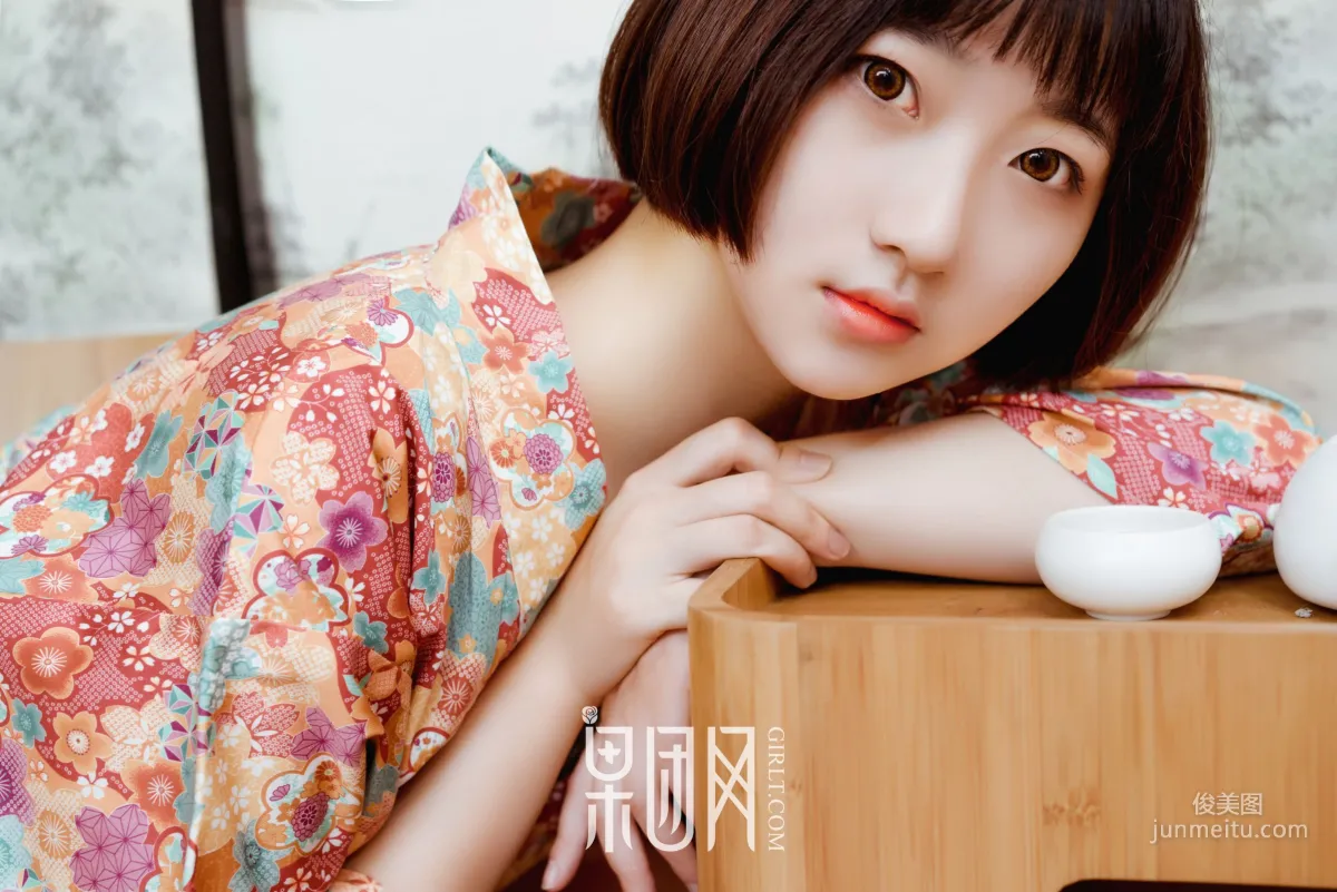 软萌妹子稻田千花《纯情的少女》 [果团Girlt] No.132 写真集1