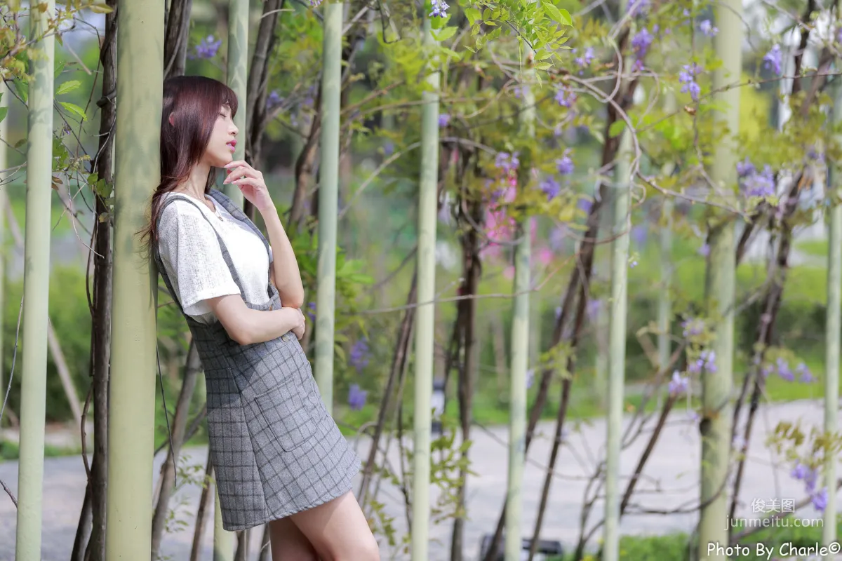 [Taiwan Beauties] Lijia Peng (Lady Yiyi) Yuanshan Flower Expo Outdoor Shoot Photo Set photo 14