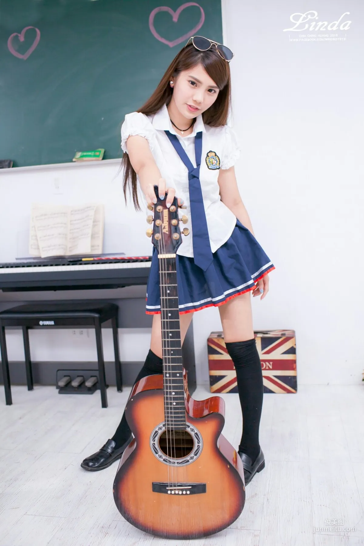 [Taiwan Beauties] Linda (Lin Yizhen), Sweet Junior Schoolmate Photo Set photo 39