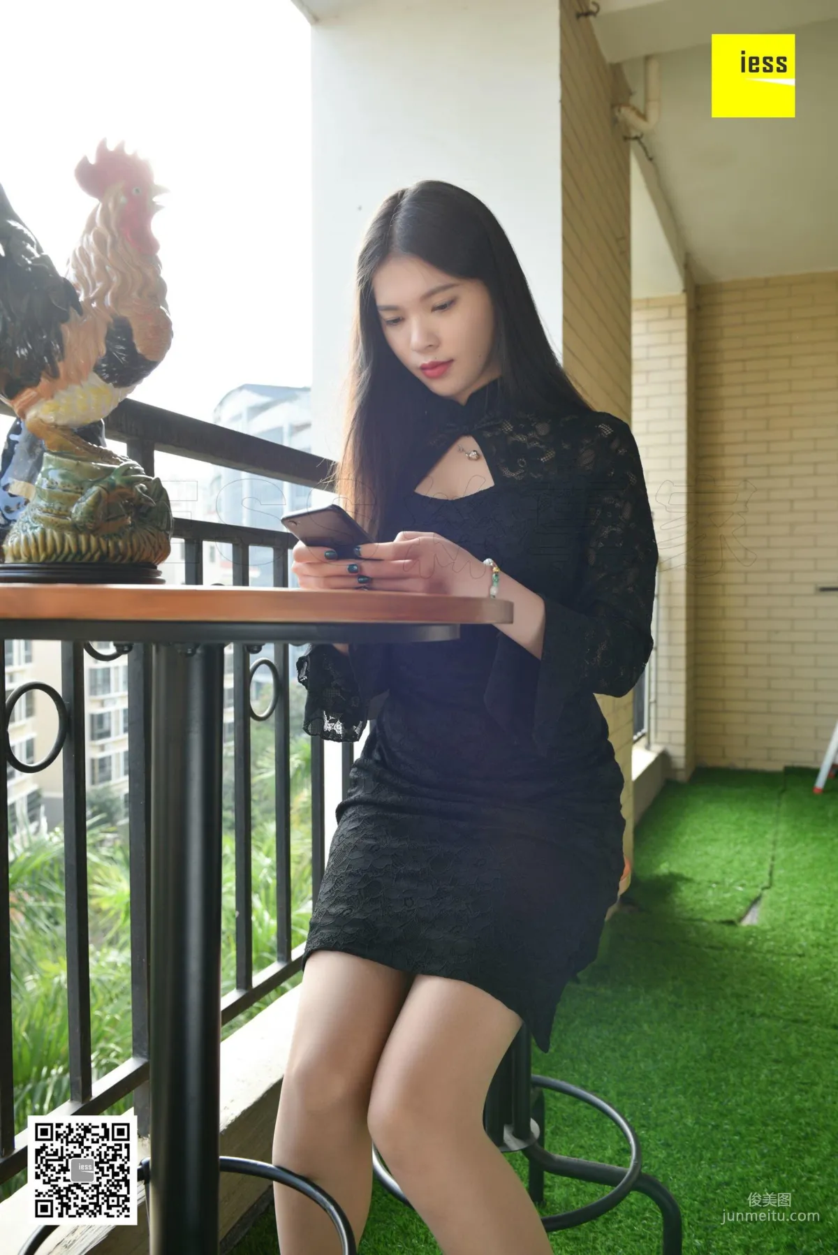 Qi Qi "Sexy Side-Cutout Silver High Heels" [IESS] Silk Enjoyer 241 Photo Set photo 23