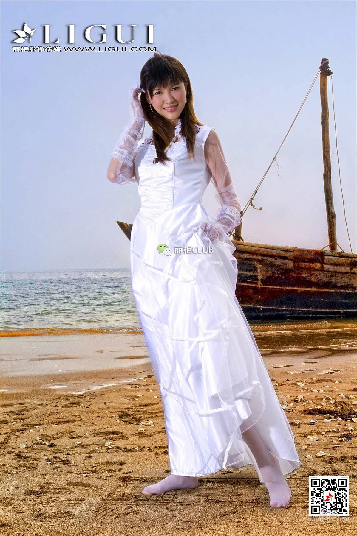 菲兒《沙灘婚紗》 [麗櫃LIGUI] 網絡麗人 寫真集 2