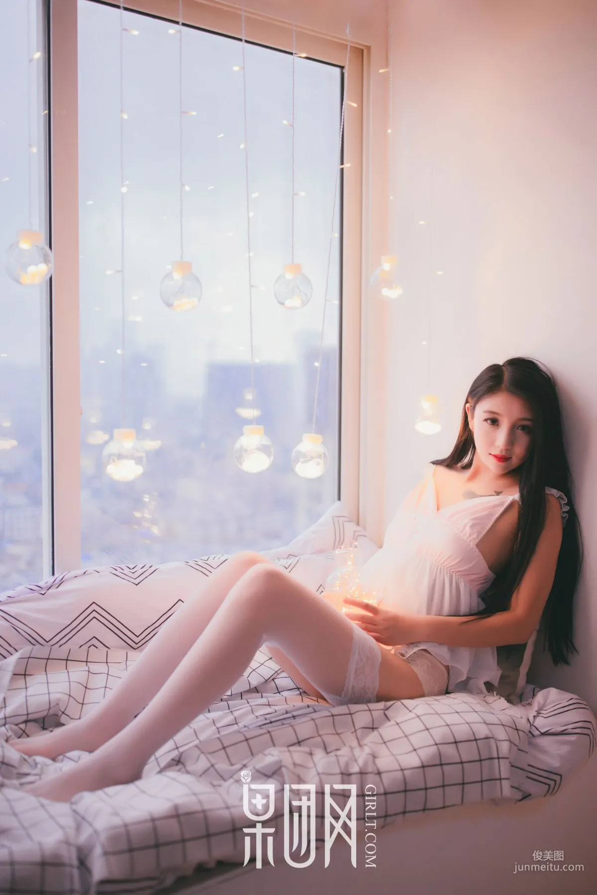 Pure Goddess in White Gauze, Charming and Alluring! [Girlt] No.027 Photo Set photo 33