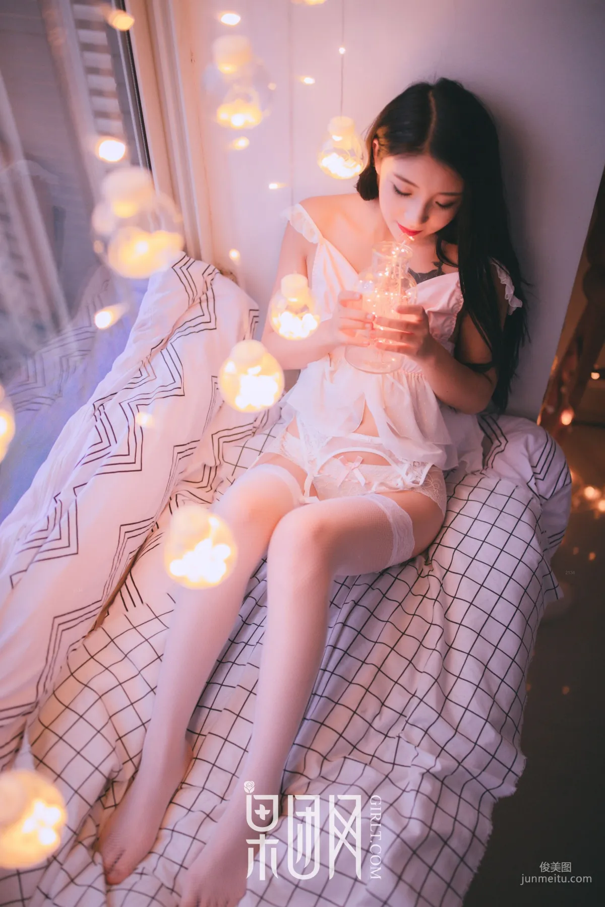 Pure Goddess in White Gauze, Charming and Alluring! [Girlt] No.027 Photo Set photo 34