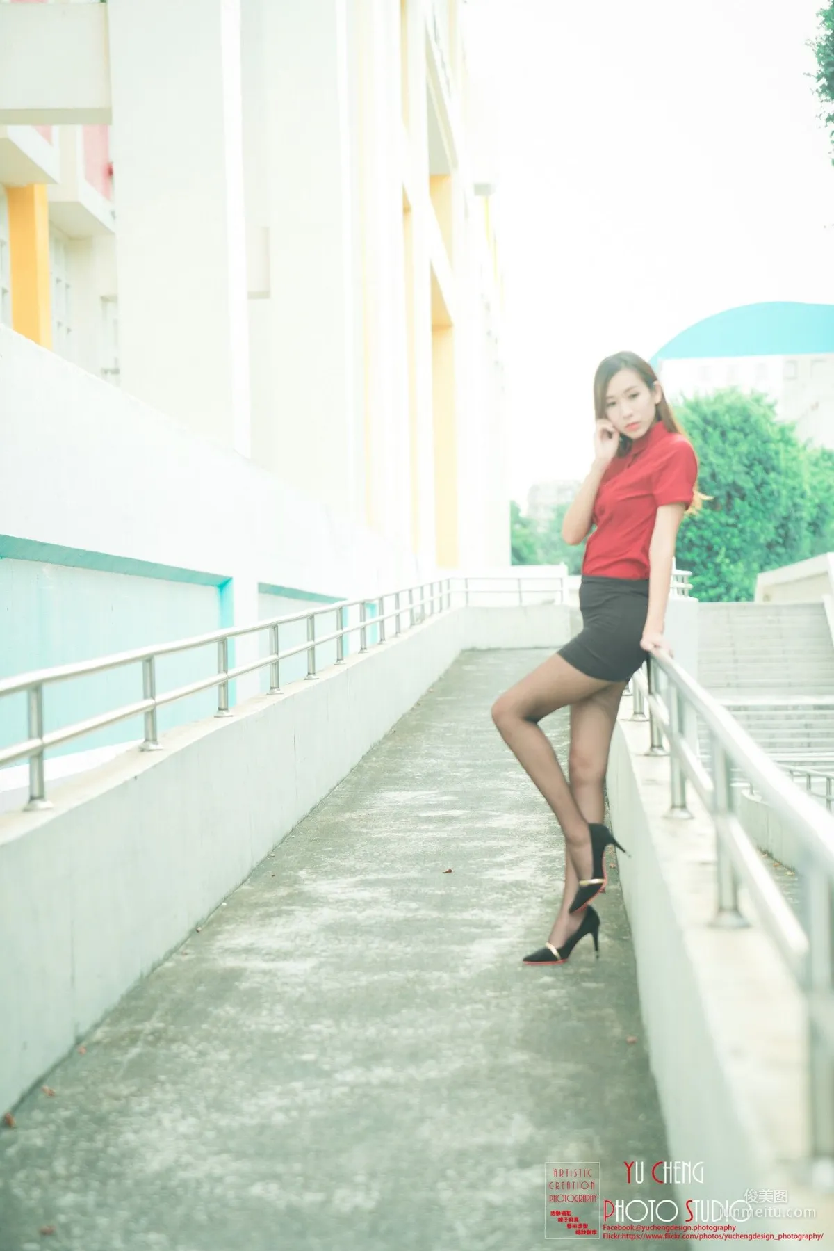 [Taiwan Beauties] Li Jiarong Zhongzheng Martial Arts Arena Outdoor Shoot Photo Set photo 21