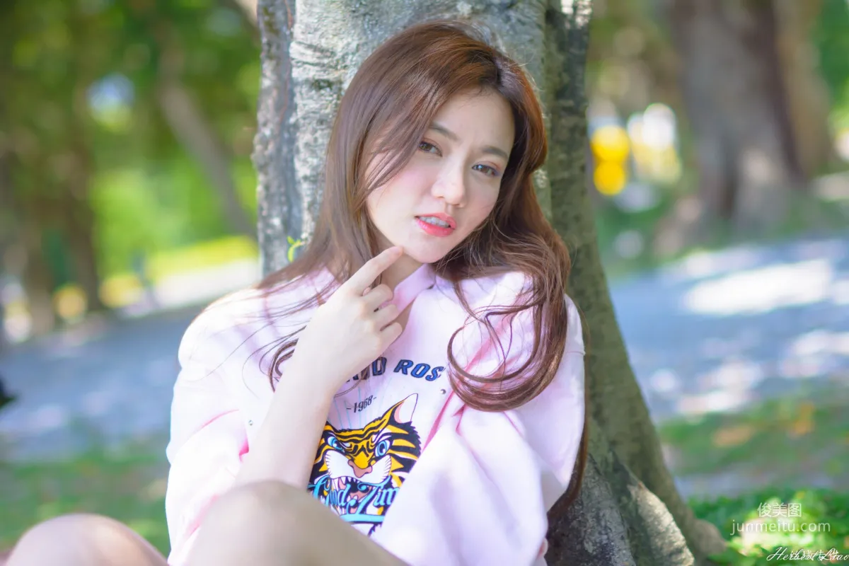 [Taiwan Goddess] Su Xiaoli "Flower Expo Xinsheng Park Hot Pants Sportswear" Photo Set photo 41