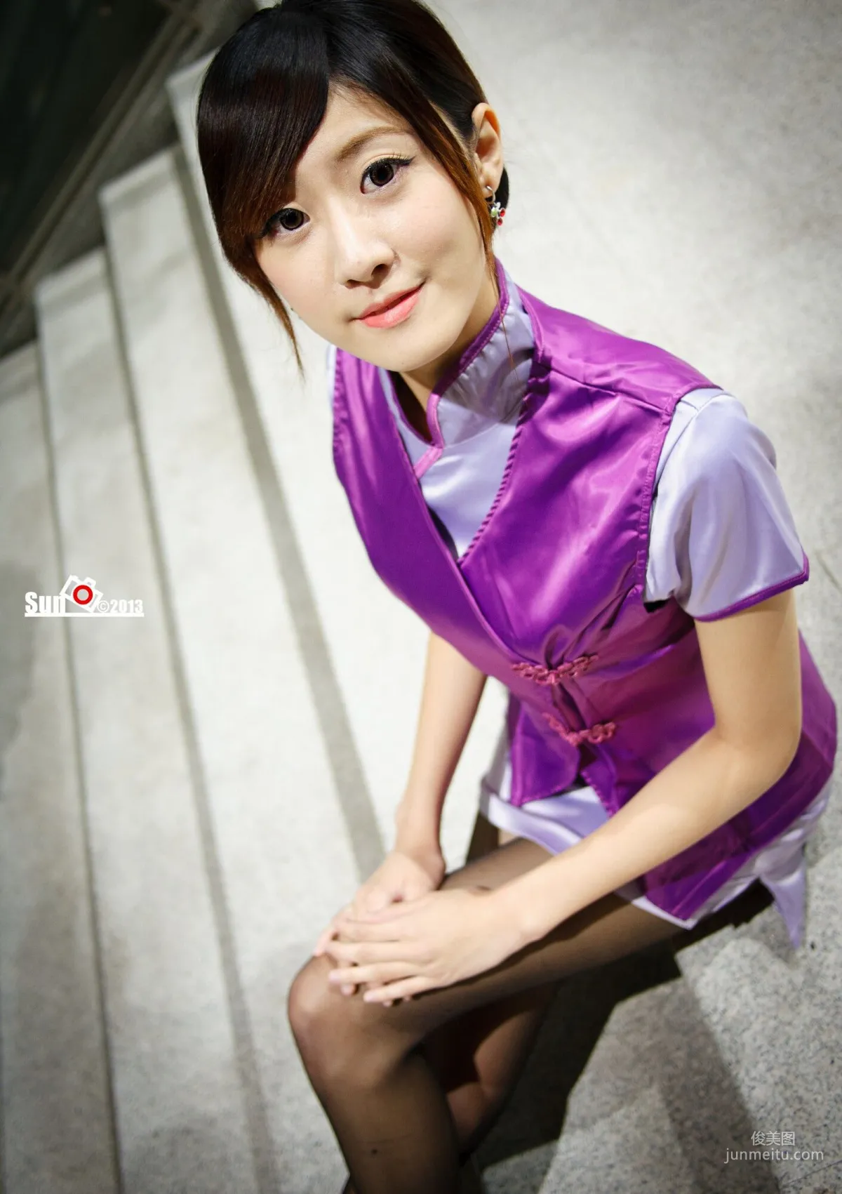 [Taiwan Beauties] Lin Mojing - Harley Policewoman and Flight Attendant Photo Set photo 39