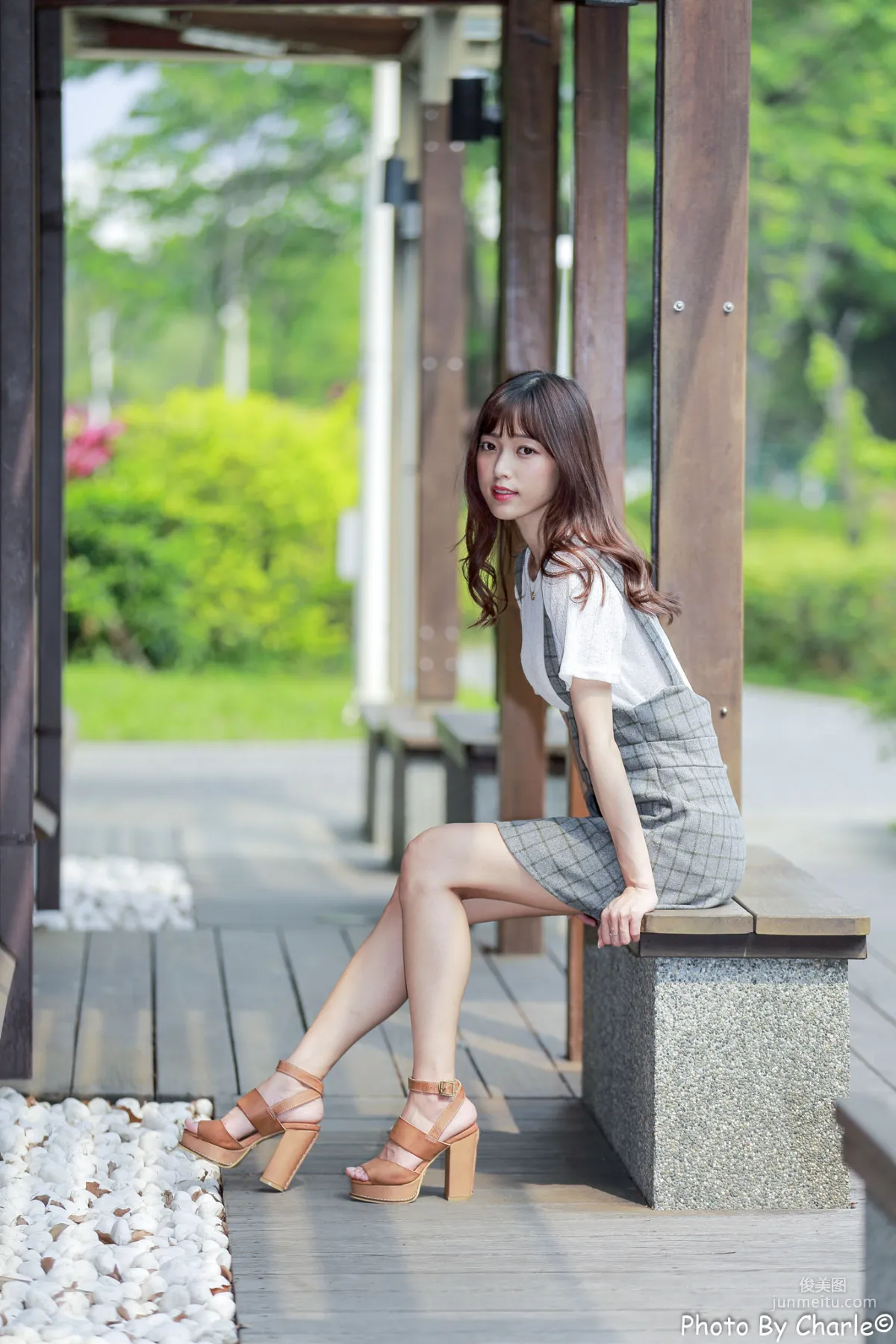 [Taiwan Beauties] Lijia Peng (Lady Yiyi) Yuanshan Flower Expo Outdoor Shoot Photo Set photo 16