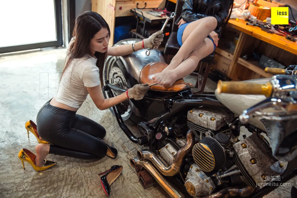 DJ Jiajia Classic Motorcycle Love [IESS] Devil Wednesday Special Issue 22 Photo Set photo 14