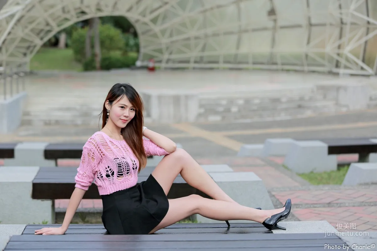 [Taiwan Beauties] Ai Lin, Shilin Residence Outdoor Shoot (Three Outfits Total) Photo Set photo 9