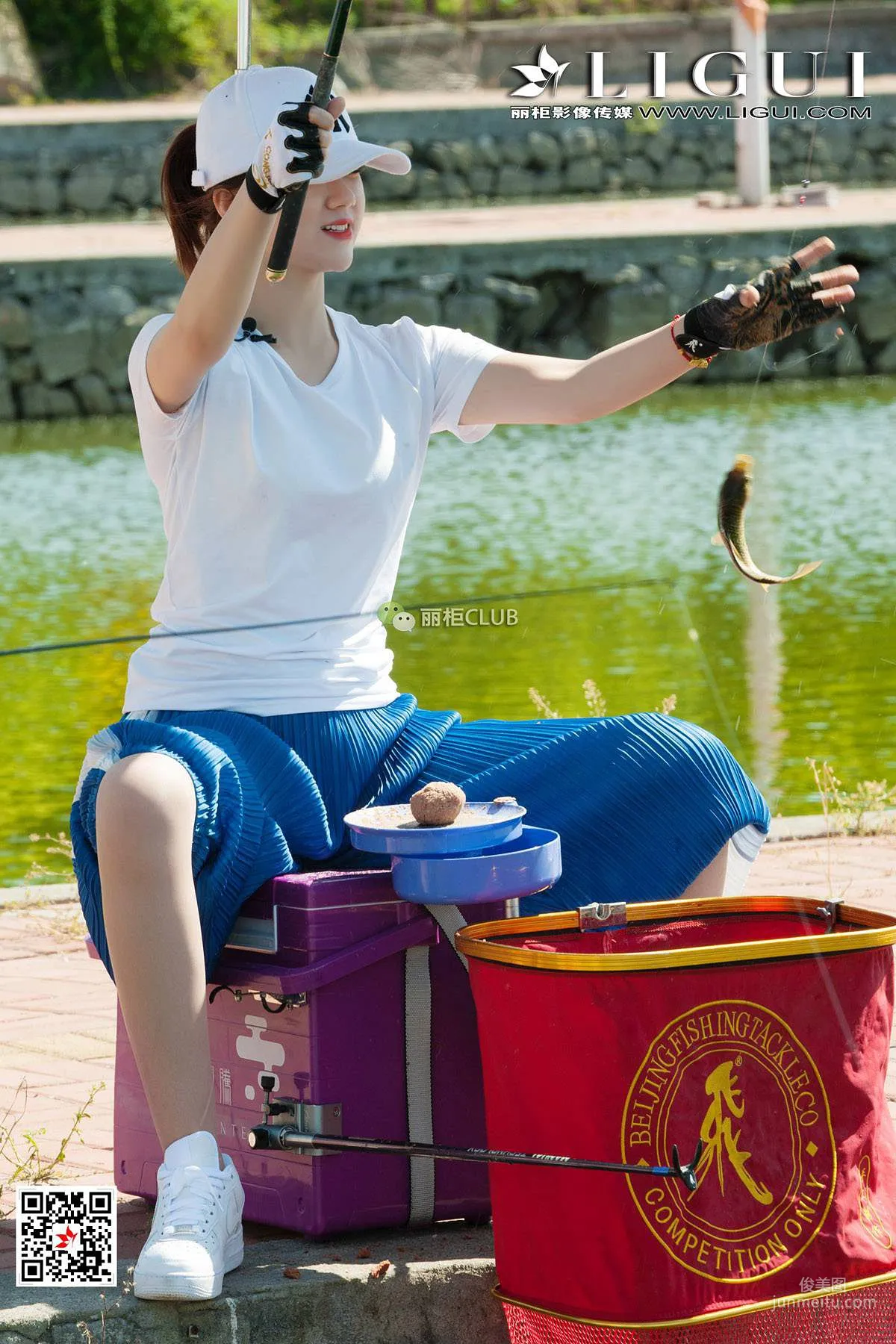 Leg Models Xiao Xiao and Ran Ran, Fishing Line Silk Feet [Ligui] Beautiful Legs and Jade Feet Photo Set photo 14